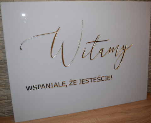 Tablica z pleksy Tablica z pleksy