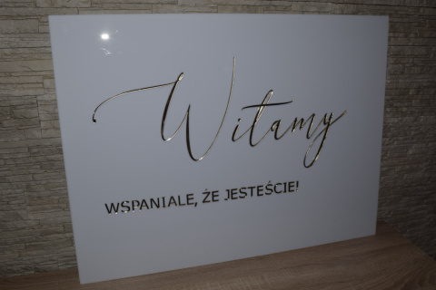 Tablica z pleksy Tablica z pleksy