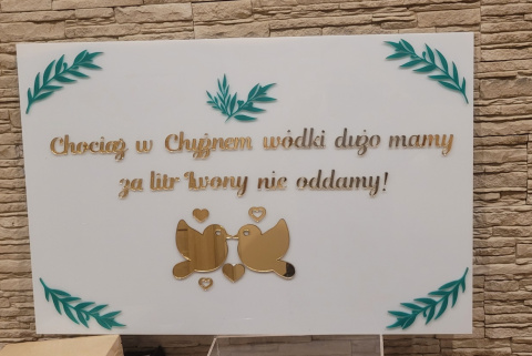 Tablica z pleksy Tablica z pleksy