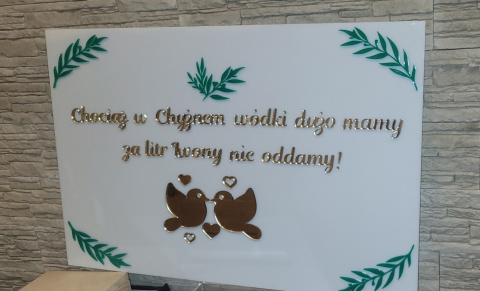 Tablica z pleksy Tablica z pleksy