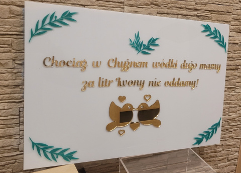 Tablica z pleksy Tablica z pleksy
